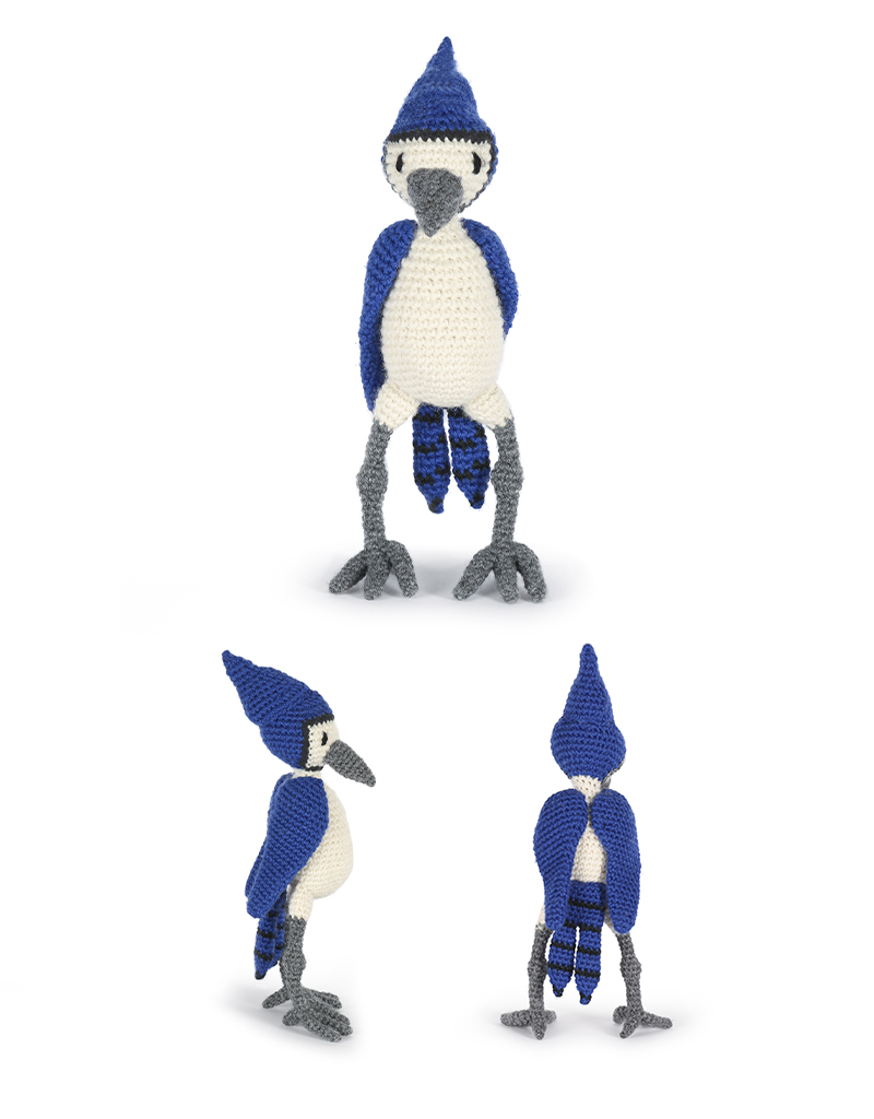 toft ed's animal jorge the jay amigurumi crochet